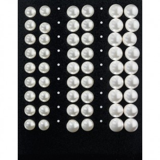 Ατσάλινα καρφωτά σκουλαρίκια με πέρλα