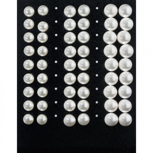 Ατσάλινα καρφωτά σκουλαρίκια με πέρλα