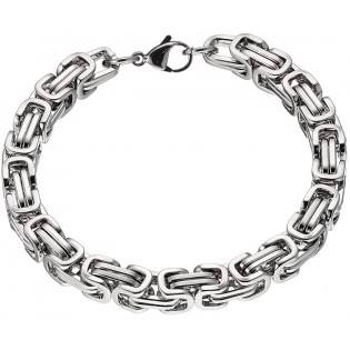 Χειροπέδα ανδρική ατσάλινη 316L σε ασημί χρώμα