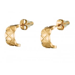 Σκουλαρίκι ατσάλινο 316L κρικάκι μικρό επιχρυσωμένο Σκουλαρίκι ατσάλινο 316L κρικάκι μικρό επιχρυσωμένο