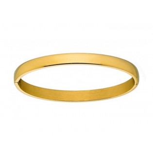 Χειροπέδα ατσάλινη 316L σε χρυσό χρώμα