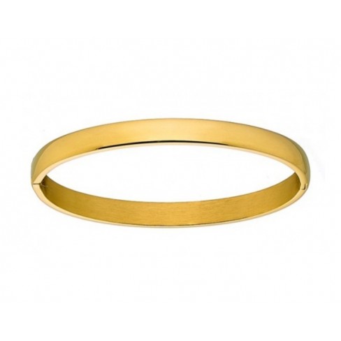 Χειροπέδα ατσάλινη 316L σε χρυσό χρώμα