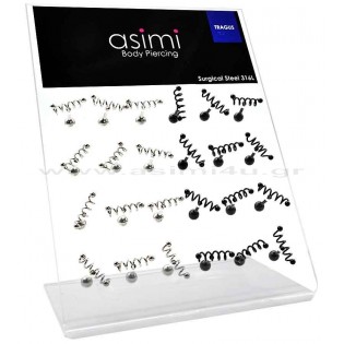 Tragus Earrings Surgical Steel 316L